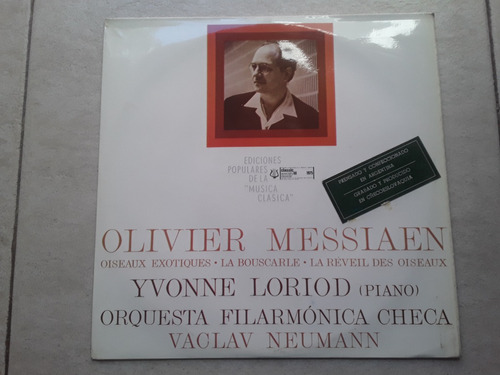 Olivier Messiaen - Oiseaux Exotiques Bouscarle - Lp Vi Kktus