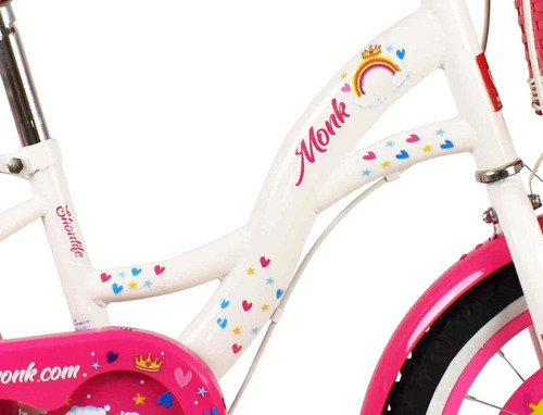 Imagen 3 de 4 de Bicicleta Para Niña Rodada 16 Monk Shon