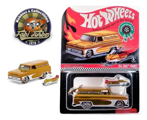 Hot Wheels Rlc - 64 Gmc Panel Chevy Snowmobile Holiday Hot Wheels Rlc - 64 Gmc Panel Chevy Snowmobile Holiday