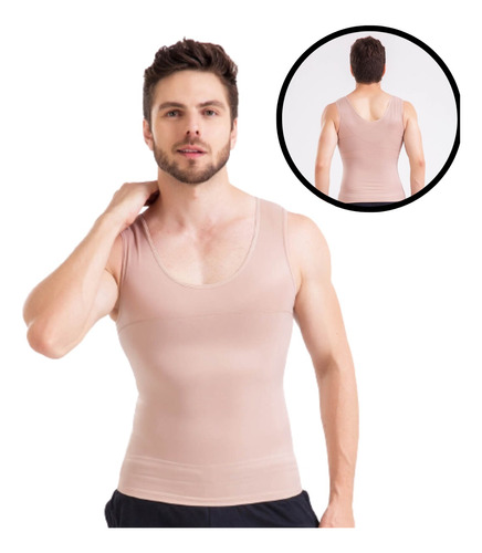 Camiseta Modeladora Masculina Com Anvisa Esbelt 5770 Esbelt