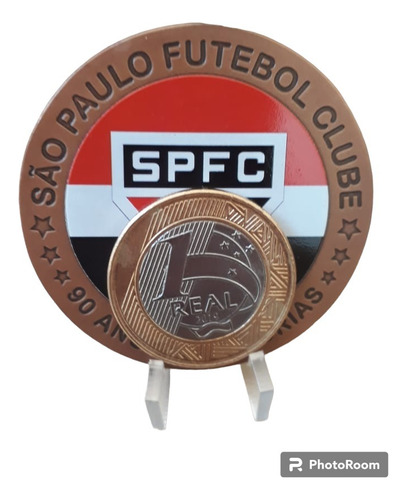 A Moeda Caiu Em Pé - Oficial Spfc Com Certificado