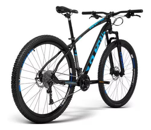 Bicicleta Aro 26 Gts Feel Freio À Disco 21 Marchas - Azul+Preto