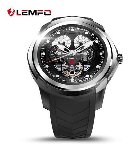 Relógio Pulseira Smartwatch Lemfo Internet Gps Music Mp3 App