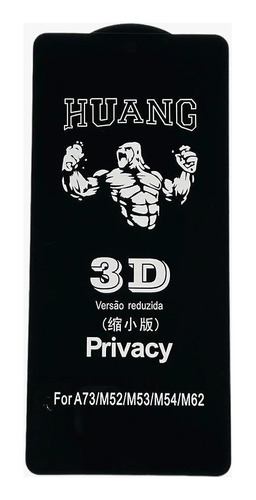 Pelicula De Vidro 3d Privacidade Anti Spy Para Galaxy M54