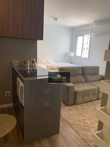 Studio Com 1 Dormitório À Venda, 35 M² Por R$ 477.000,00 - Campo Belo - São Paulo/sp - St1057