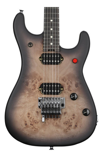 Evh  Series Deluxe Poplar Burl Guitarra Eléctrica - Black .