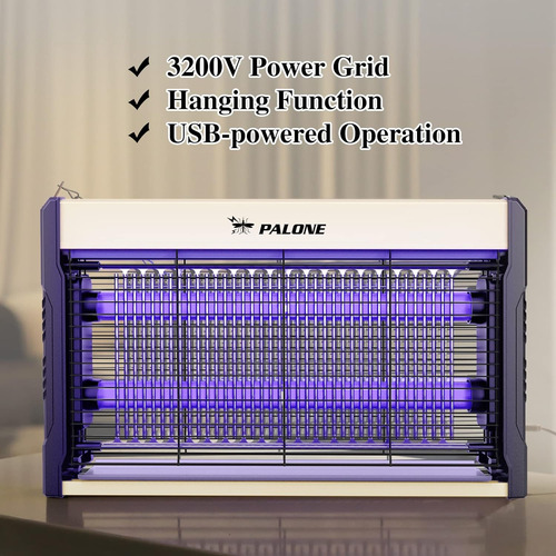 Palone Electric Bug Zapper 3200v Mosquito Zapper Asesino Ase