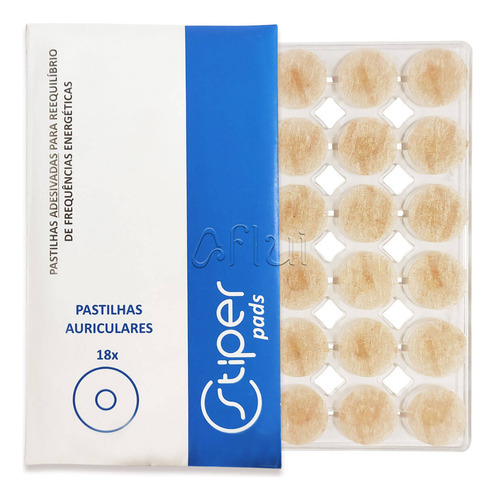 Stiper Pads Auricular 18 Pastilhas De Silício Com Micropore