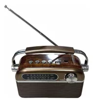 Radio Am Y Fm, Con Bocina, Batería Recargable Rfr-233, Negro