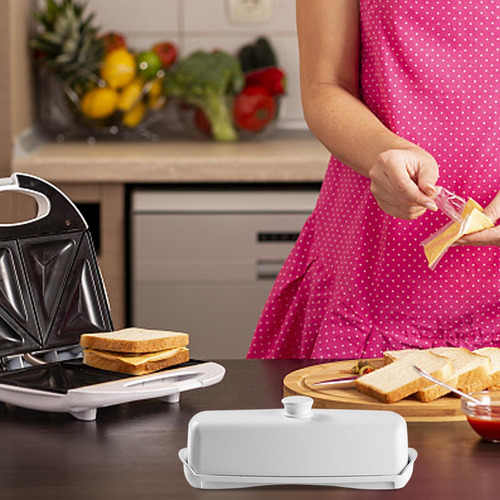 Platos De Mantequilla Recipiente Rectangular Para Mantequill