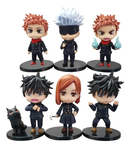 Jujutsu Kaisen Anime Colección 6 Figuras En Bolsa