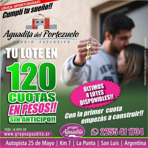 Excelente Al Pie Del Cerro San Ignacio En 120 Cuotas!!!