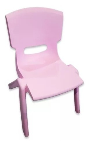 Silla Sillita Plastica Apilable Niños Colores X 2