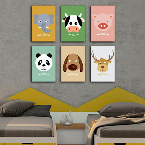 Cuadros Decorativos Infantiles Animales Animalitos Bebes