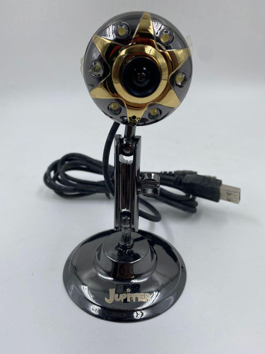 Webcam Com Microfone Jp-c1200 Jupiter 5,1 M Pixel Nova +