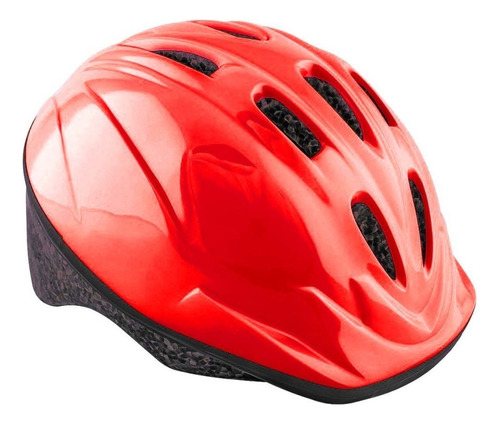 Capacete Infantil Ciclismo Corsa Bike Kids Cor Vermelho Tamanho M