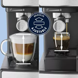 Cafetera Oster Espresso Automática Silver Em6603ss Lared