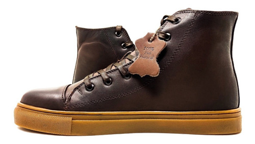 Zapato Botín De Caballero Casual Cuero Genuino Premium