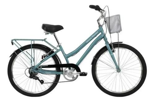 Bicicleta Urbana R24 Mujer Huffy Sienna Shimano En Caja Color Celeste