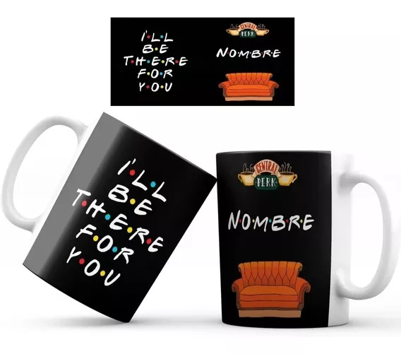  Mug Pocillo Friends Personalizado Con Nombre 001