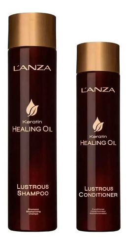Imagem 1 de 1 de Kit Lanza Keratin Healing Oil Sh300ml E Cond250ml