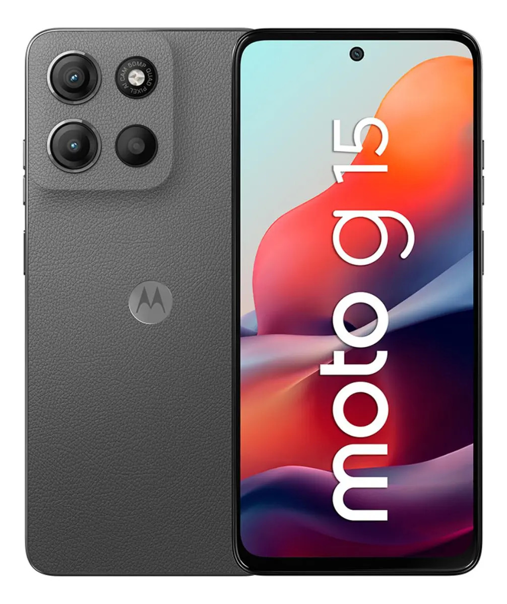 Celular Moto G15 4 + 128 Gb Gris