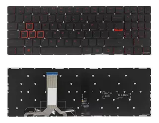 Teclado Para Lenovo Legion Y520-15ikb R720-15-ikbn Led Red