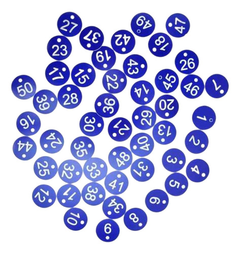 100x Etiqueta Numerada Portátil, Etiquetas De Palabra Azul+