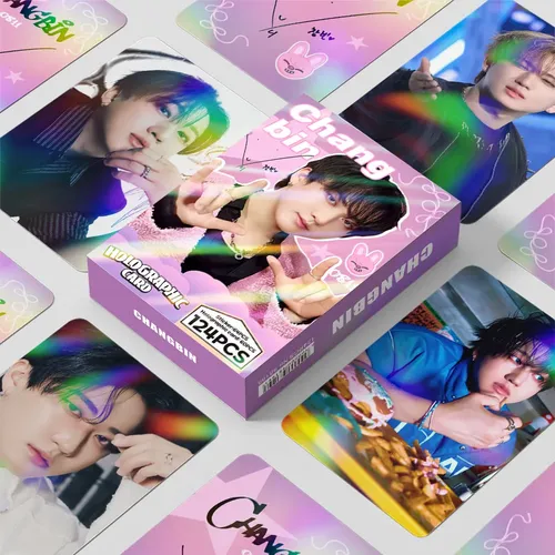 Cartões Lomo Holográficos Stray Kids Member Changbin De 124