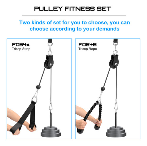 A Sistema De Cables De Polea Diy Para Entrenamiento De