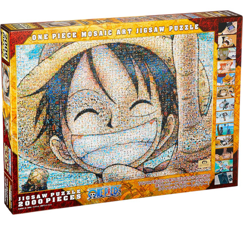 Una Pieza Luffy 2000 Pieza Rompecabezas Mosaico Arte