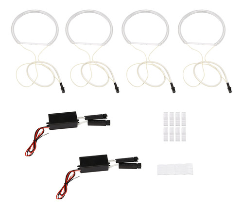 Kit De Ojos De Ángel Led Ccfl Blancos, 4 Unidades