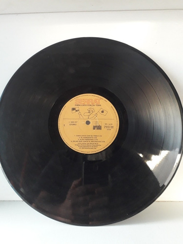 Lp Juan Manuel Serrat - Cada Loco Con Su Tema 1983 Imp. Enca (Usado)