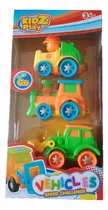 Comprar Set De 3 Carritos De Maquinaria Pesada De Juguete