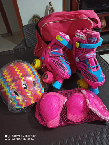 Patin 4 Ruedas Ajustable Kit Para Niños Envio Gratis Patines