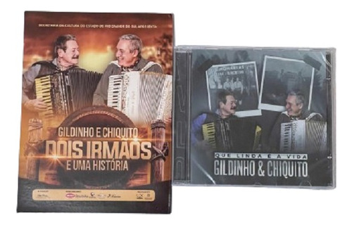 Dvd + 2cd - Gildinho E Chiquito - Dois Irmãos E Uma Històtia
