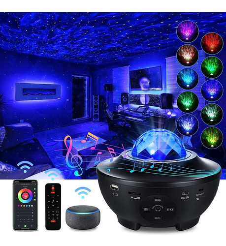 Galaxy Projector Star Projector Night Lights Para Dormitorio