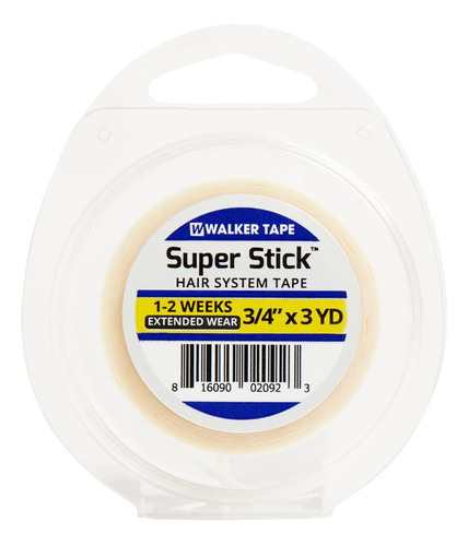 Walker Tape Super Stick 3/4 X3yd (2 Unid X 80 Soles)