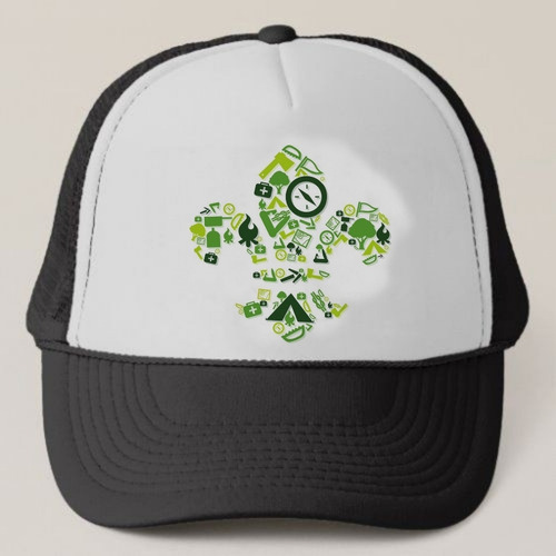 Gorra Trucker Flor De Lis Explorador