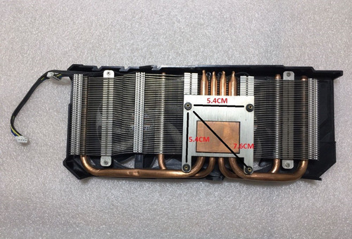 Imagem 3 de 6 de Cooler + Dissipador Placa De Video Hd 7870
