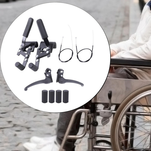 .. 2x Silla De Ruedas De Freno Anti -slip, Parte De