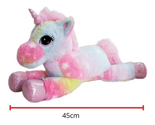 Peluche Unicornio Multicolor 45cm