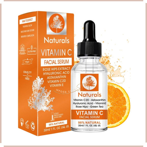 Serum Naturals Vitamina C Ácido Hialuronico Anti Edad