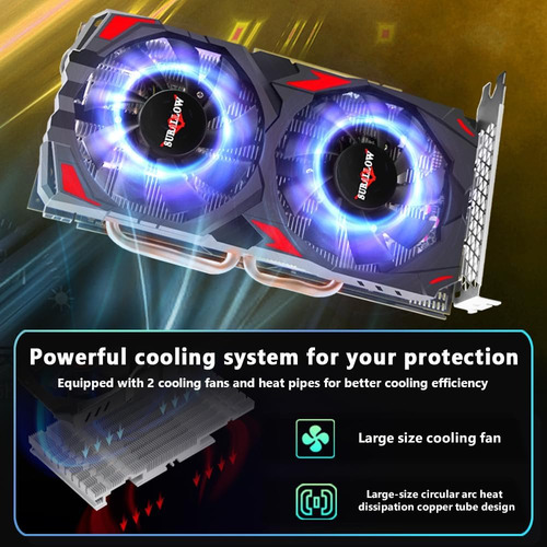 Tarjeta Gráfica Surallow Rx 580 8gb, 2048sp, Gddr5,256 Bit C