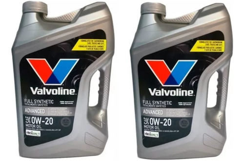 Aceite Valvoline 0w20 X 4.73 X 2 Unidades 