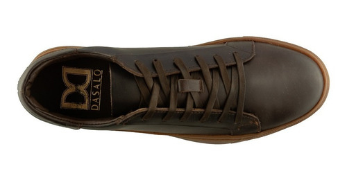 Tenis Urbano Para Caballero Estilo Sneaker Piel Genuina