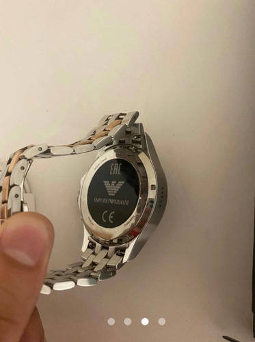 Reloj Inteligente Emporio Armani Negro Plateado Dorado