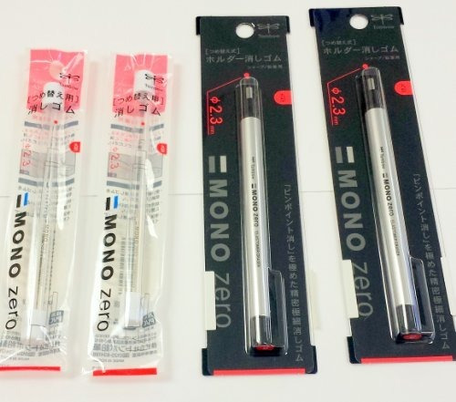 Value Pack De 2 Tombow Mono Zero Erasers Y 4 Recargas