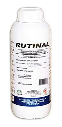 Rutinal, Acaricida Y Nematicida Orgáni - L a $56000
