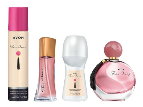 Set X4 Perfume Far Away Avon